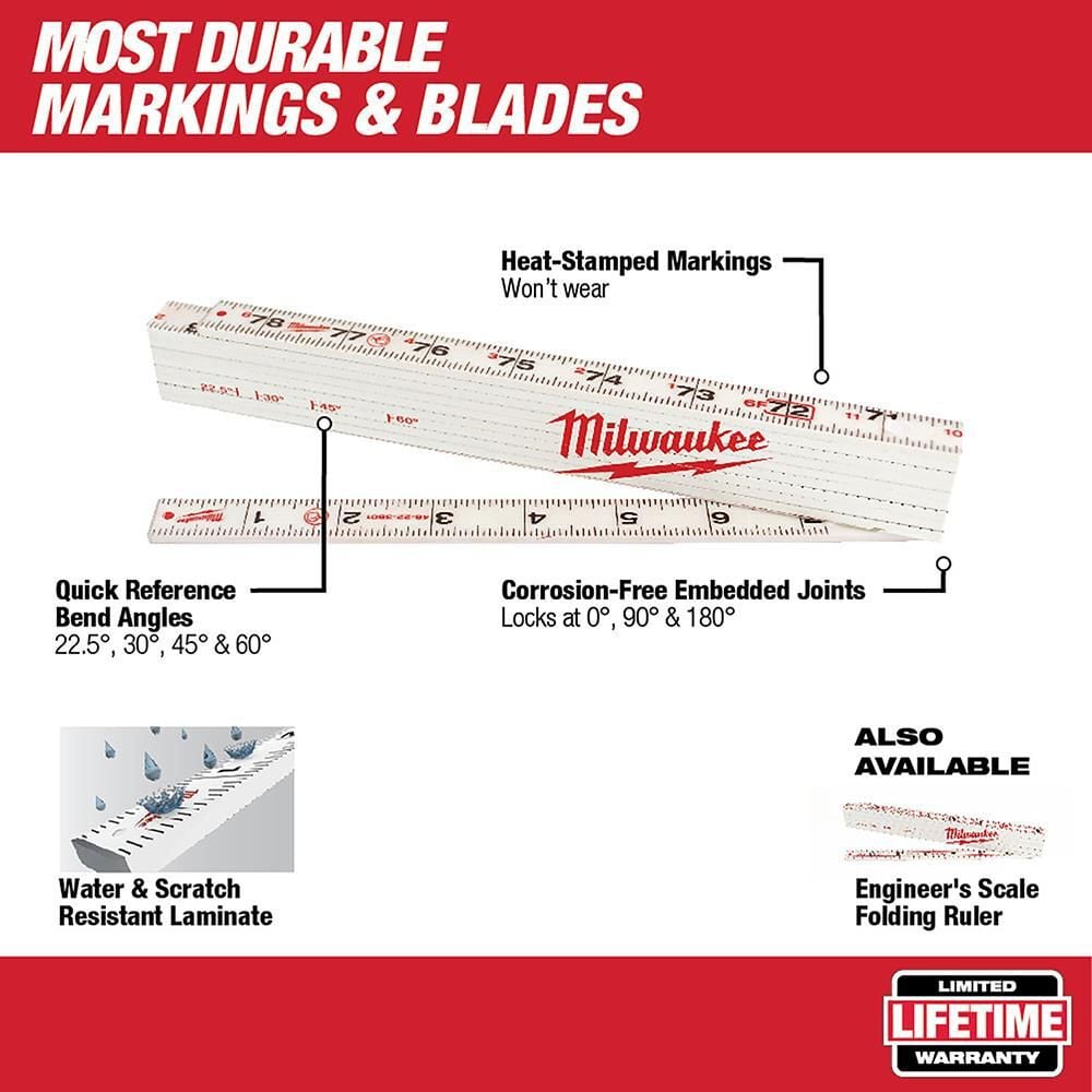 Milwaukee Composite Folding Rule, large image number 2