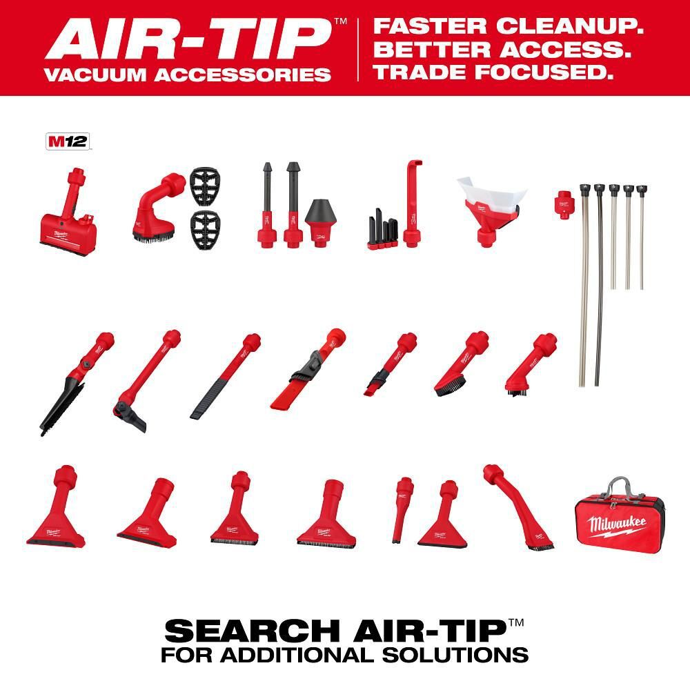 Milwaukee AIR-TIP Claw Utility Nozzle with Brushes, large image number 9