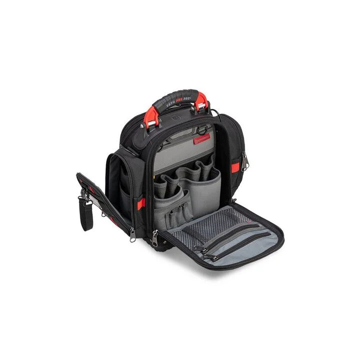 Veto Pro Pac 40 Lbs Zippered Compact Service Tool Bag, Black/Red, large image number 10