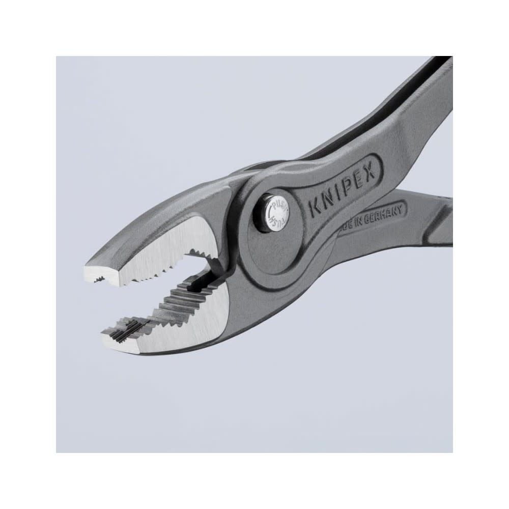 Knipex 10 Inch Steel TwinGrip Slip Joint Pliers with Dipped Handle, large image number 6