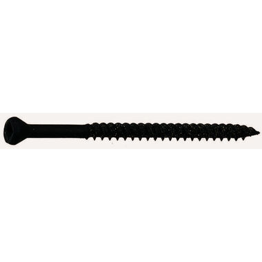 Pro Twist #6 x 1-5/8In Black Trim Head Square Drive Screw 1 Lb. Box