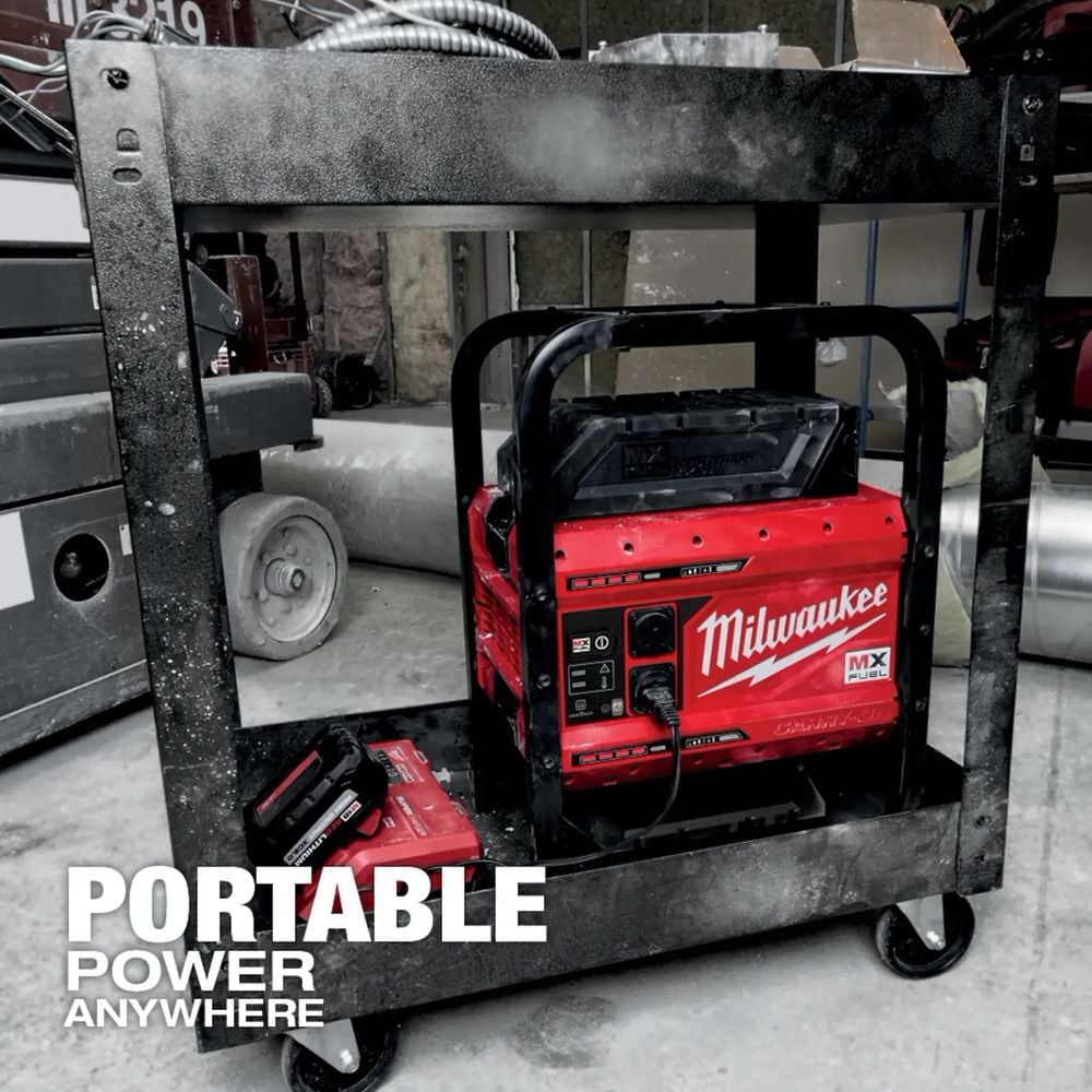 Milwaukee MX Fuel Carry-On 3,600 Watt 12.0Ah Lithium-Ion 1 Battery Portable Power Supply Kit, large image number 5