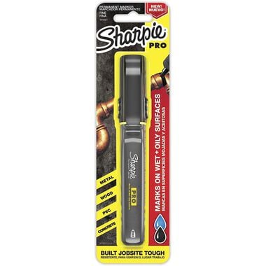 Sharpie Pro Black Plastic Barrel Fine Point Permanent Marker