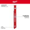 Milwaukee 2-3/4 in. 18 TPI High Speed Steel Jig Saw Blade 5PK, small image number 4