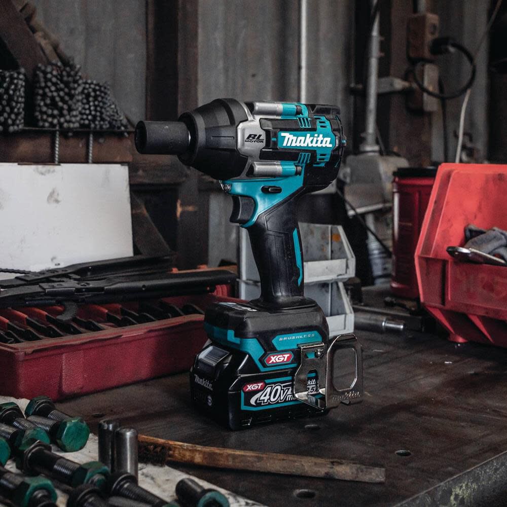 Makita 40V max XGT Impact Wrench Kit 1/2in Sq Drive with Detent Anvil, large image number 11