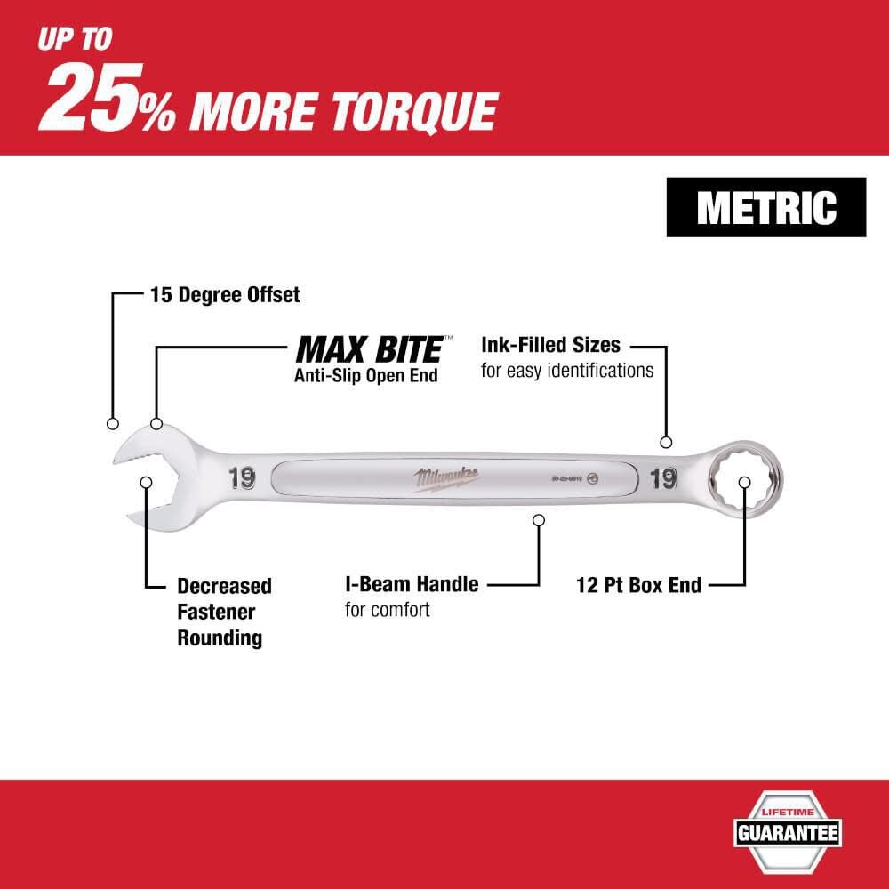 Milwaukee 11 Piece Metric Combination Wrench Set And 11 Piece Sae Combination Wrench Set Bundle Mil000011328 Simolary simolary.com 10