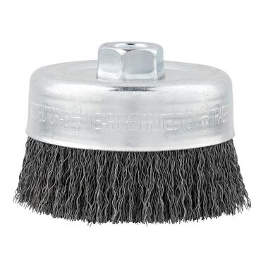 Milwaukee 4 in. Carbon Steel Crimped Wire Cup Brush, large image number 4