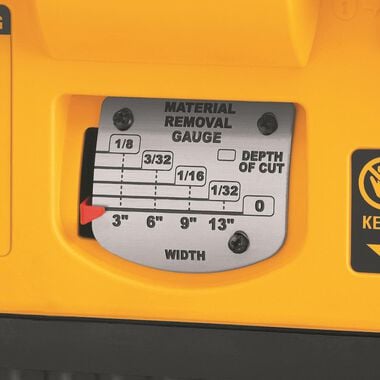 DEWALT Thickness Planer 13in 2 Speed 3 Knife with Mobile Stand, large image number 4