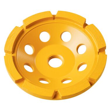 DEWALT 4 In. Single Row Diamond Cup Grinding Wheel, large image number 0