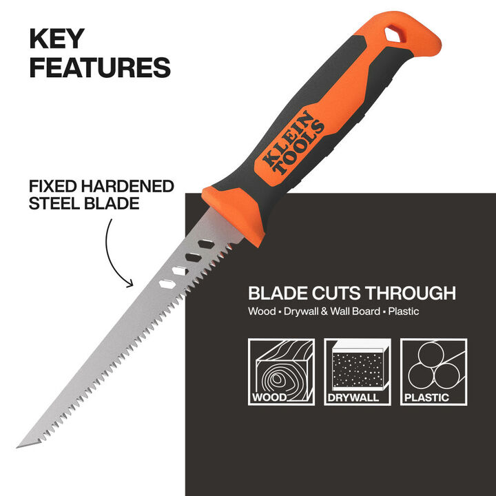 Klein Tools Promotional Fixed Blade Rasping Jab Saw, large image number 1