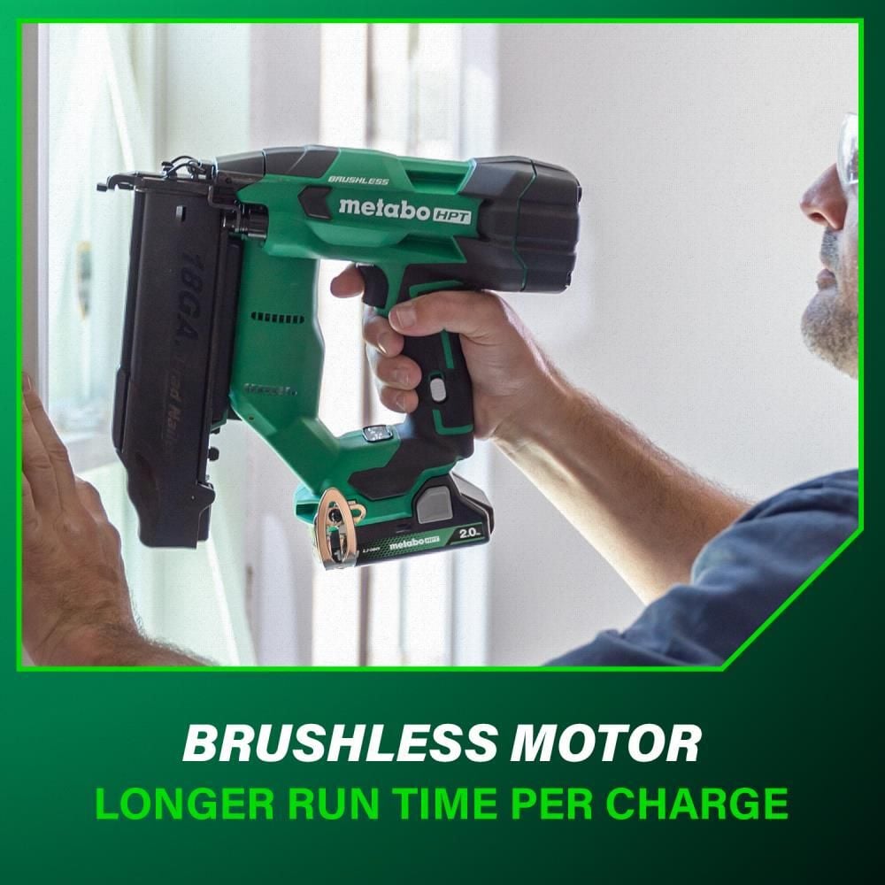 Metabo HPT 18V Brad Nailer Compact 18 Gauge Cordless Kit 2Ah, large image number 7