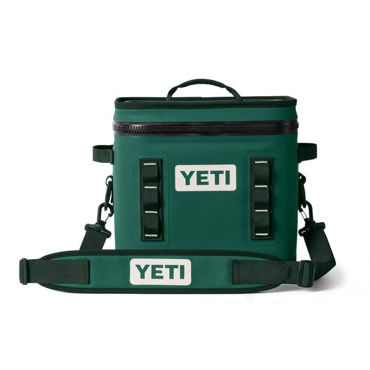 YETI Hopper Flip 12 Soft Cooler Black Forest Green