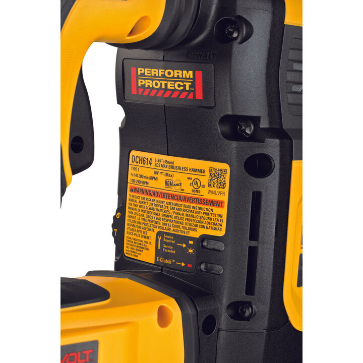 DEWALT 60V MAX 1-3/4in SDS MAX Brushless Combination Rotary Hammer Kit, large image number 3