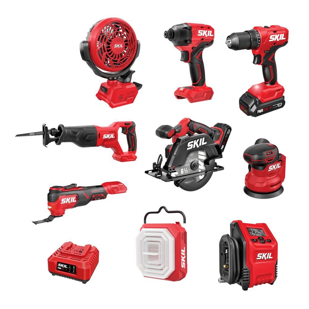 SKIL 20V Brushless 9-Tool Combo Kit, large image number 2