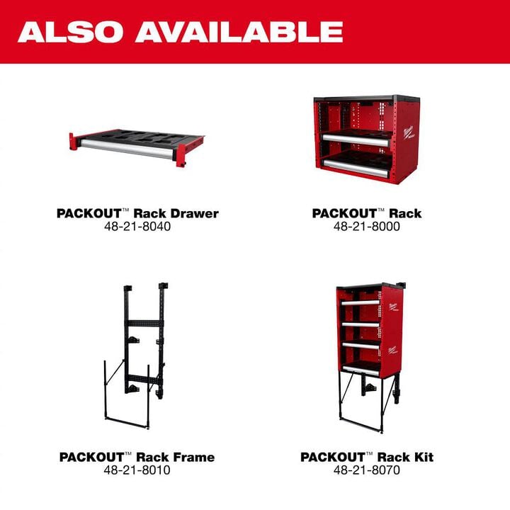 Milwaukee PACKOUT Rack Kit, large image number 11