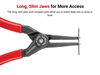 Tekton 5 Inch External Retaining Ring Pliers 0.037 Inch Tips, small image number 4