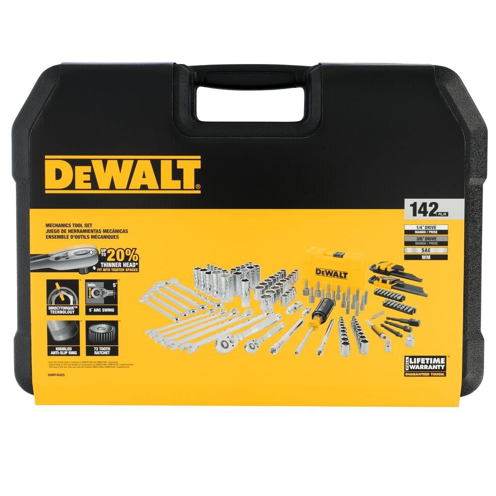 DEWALT Mechanics Tool Set 142 Pieces, large image number 5