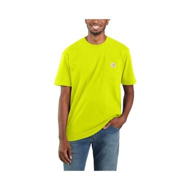 Carhartt Men's Cotton Short-Sleeve T-Shirt, Bright Lime, Large