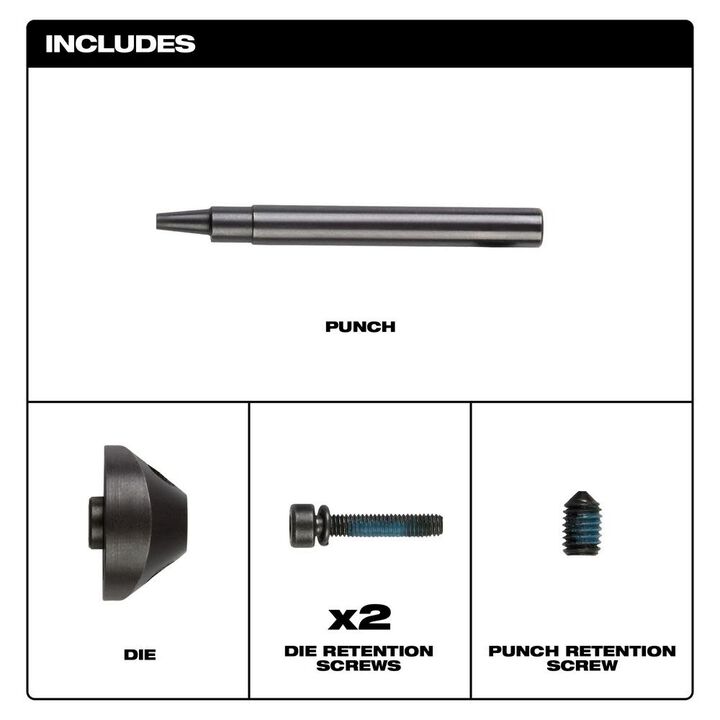 Milwaukee Promotional M12 FUEL 16 Gauge Nibbler Punch and Die Set, large image number 1