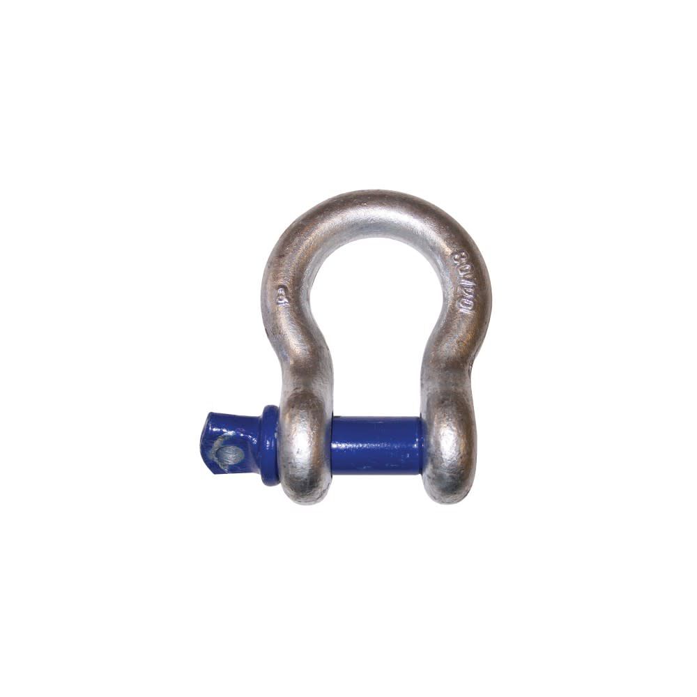 Peerless Chain Forged Carbon Screw Pin Anchor Shackle, 1/2in, 4000lbs, large image number 1