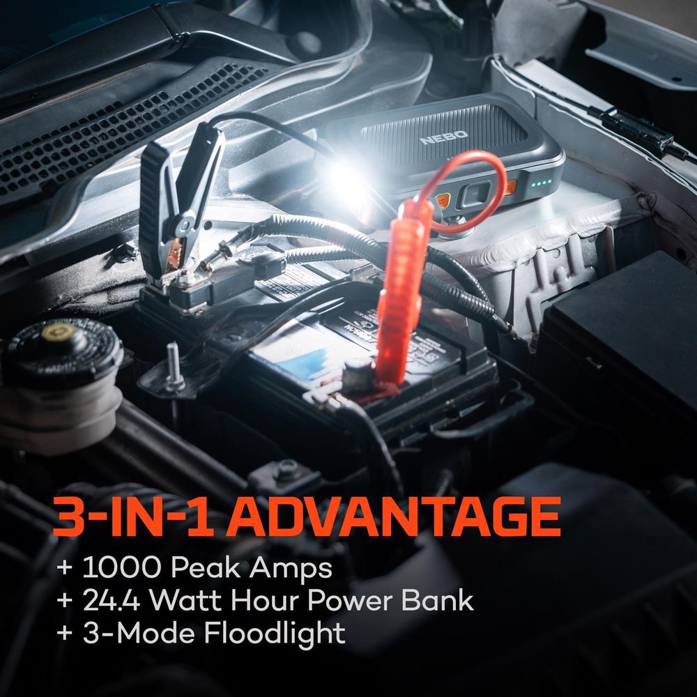 Nebo Assist 1000XP Jump Starter with Charger and Floodlight, large image number 5