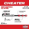 Milwaukee CHEATER Adaptable Pipe Wrench Aluminum, small image number 3