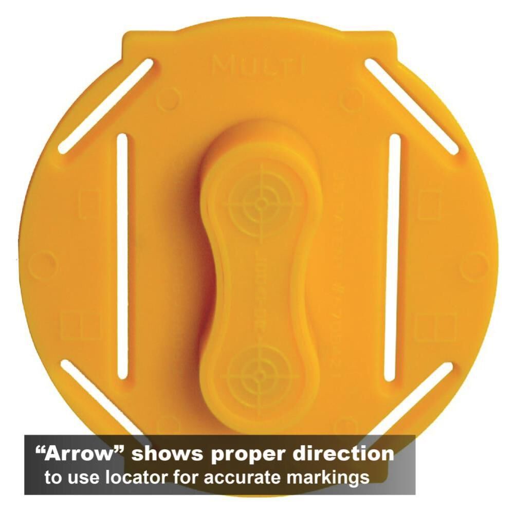 Calculated Industries Multi Mark Drywall Cutout Tool for Rectangular Round and