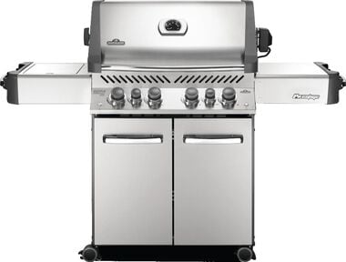 Napoleon Prestige 500 Propane Gas Grill with Infrared Side and Rear Burners Stainless Steel