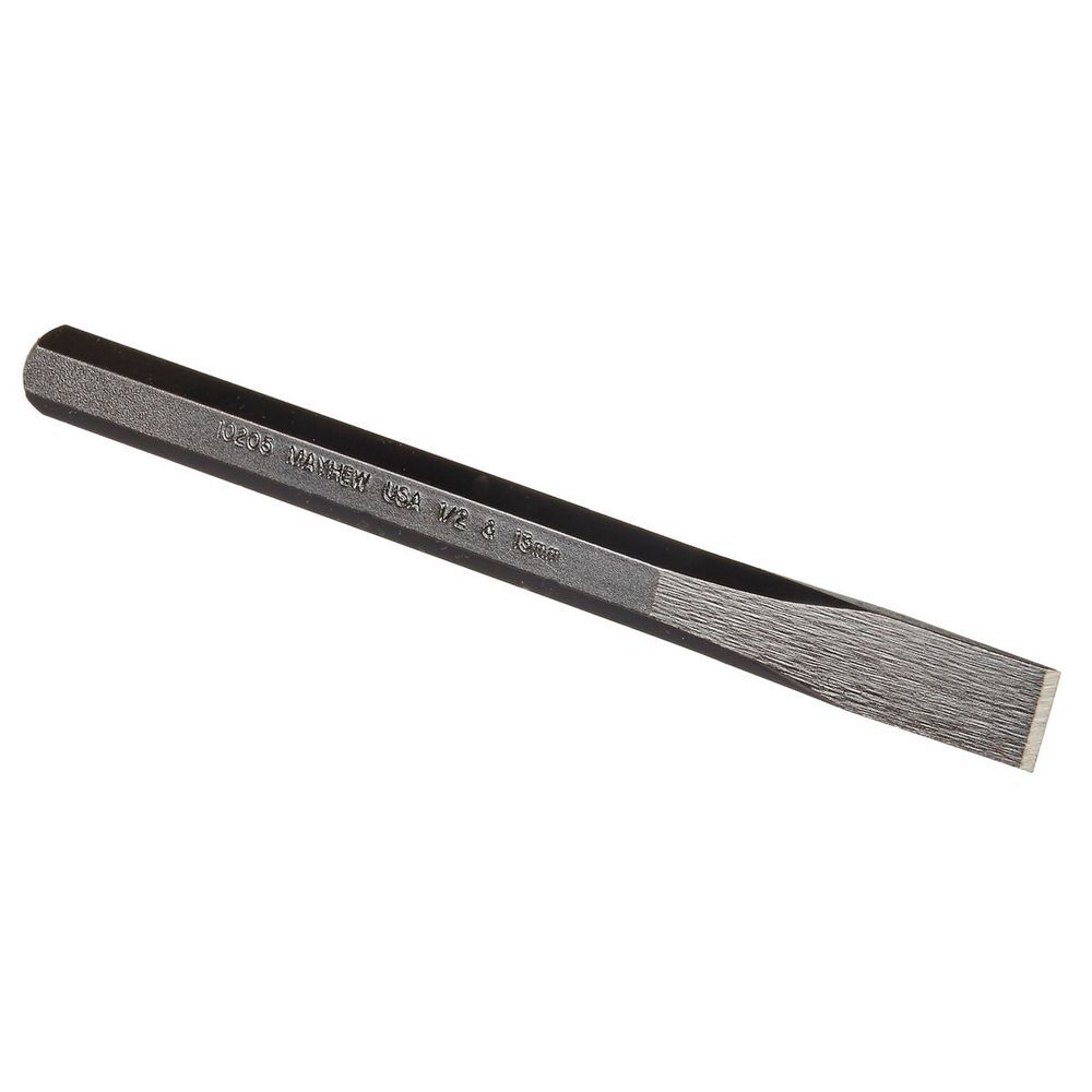 Mayhew Steel Products 1/2 Inch x 6 Inch Black Oxide Alloy Steel Cold Chisel, large image number 2