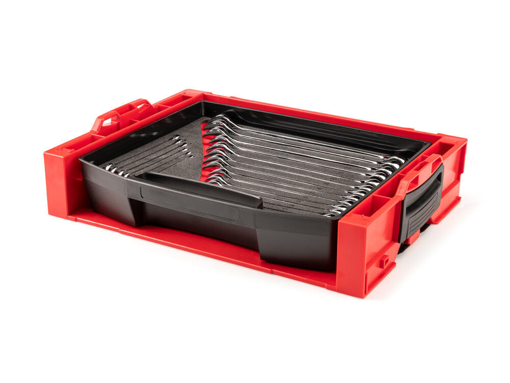 Tekton Combination Wrench Set with Drawer and Rack, 19 Piece (6-24 mm), large image number 2