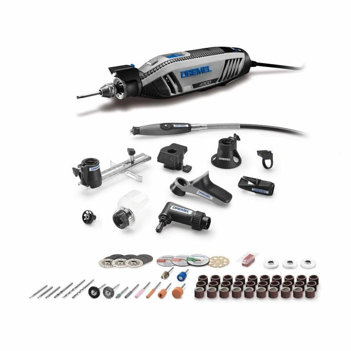 Dremel 4300 Series Variable Speed Rotary Tool Kit with 9 Attachments, 64 Accessories, and Case, large image number 4