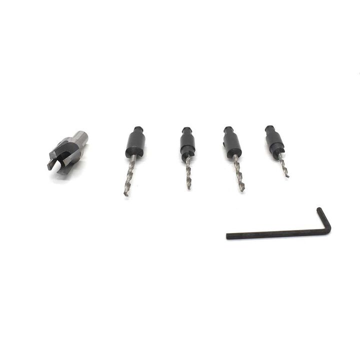 Big Horn 5-Piece Metal Self-Centering Countersink Bit Set, large image number 2