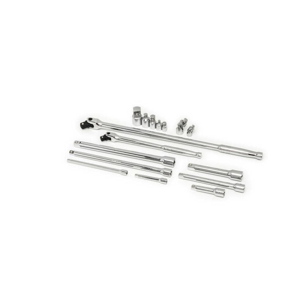 Crescent 1/4in 3/8in 1/2in & 3/4in Socket Accessories Set 16pc, large image number 1