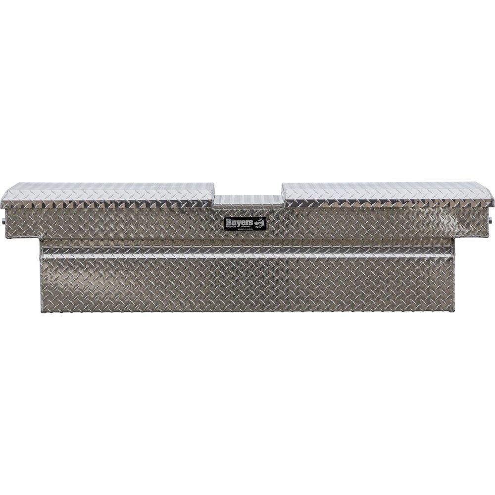 Buyers Products Company 18x27x71 Inch Diamond Tread Aluminum Gull Wing Truck Box, large image number 1