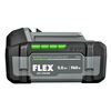 FLEX 24V 5Ah Lithium Ion Power Tool Battery Pack with Fuel Indicator, small image number 2