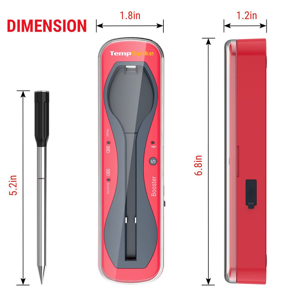 TempPro TempSpike Wireless Bluetooth Meat Thermometer, large image number 8