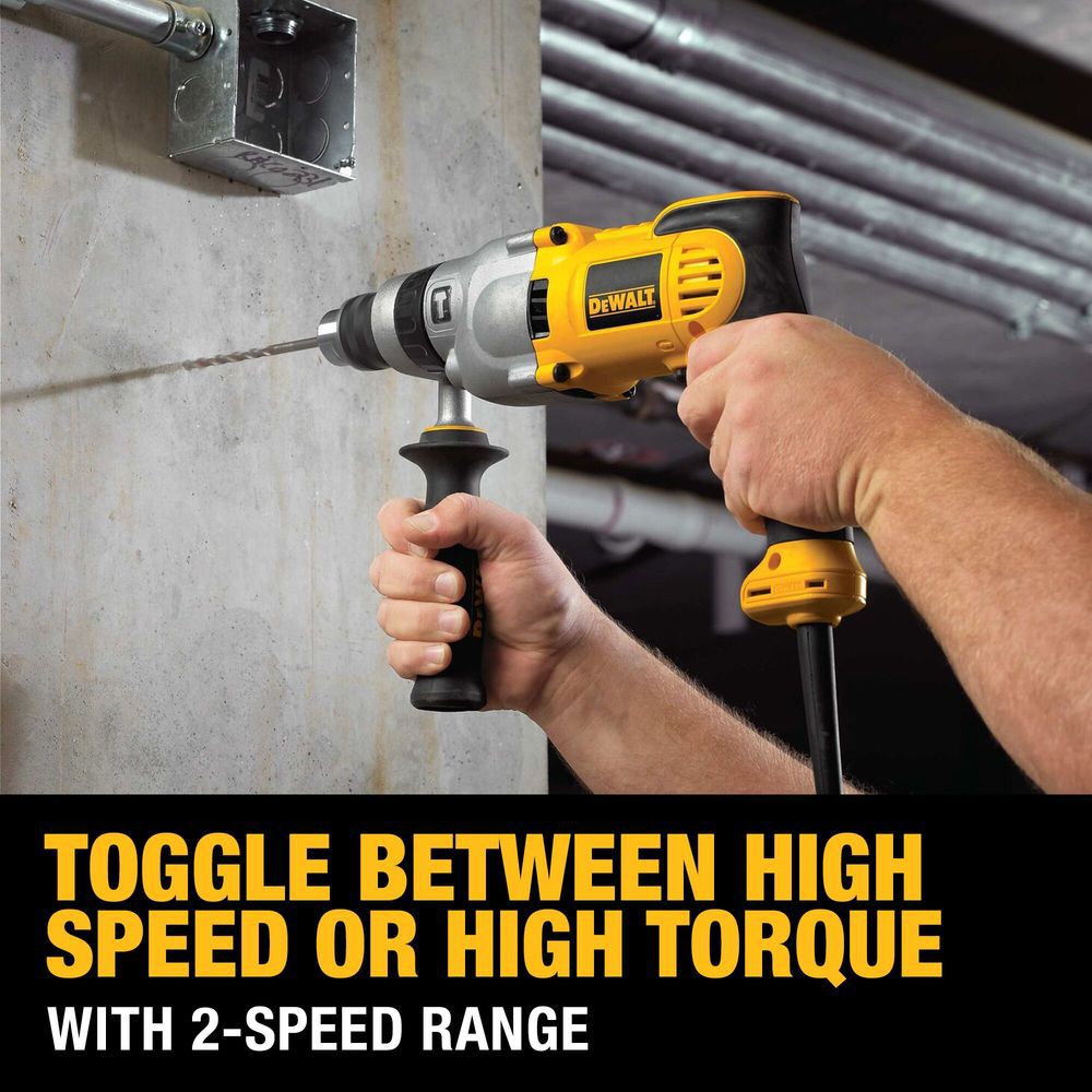 DEWALT 1/2 In. VSR Pistol Grip Hammerdrill Kit, large image number 9