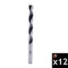 Fisch 20 mm x 205 mm Brad Point Drill Bit 12 Pieces, small image number 1