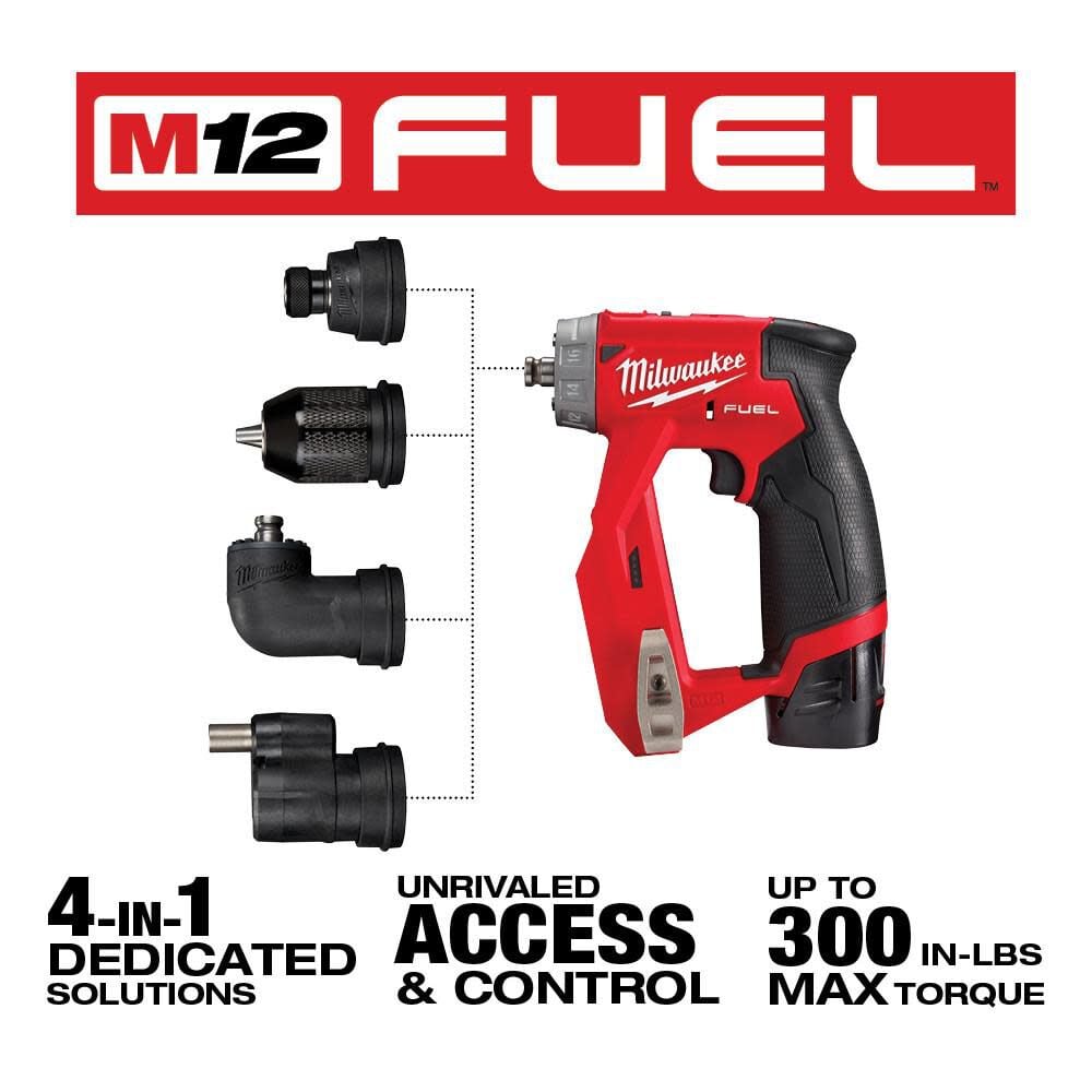 Milwaukee M12 Fuel Installation Drill Driver Kit 2505 22 - Image 3