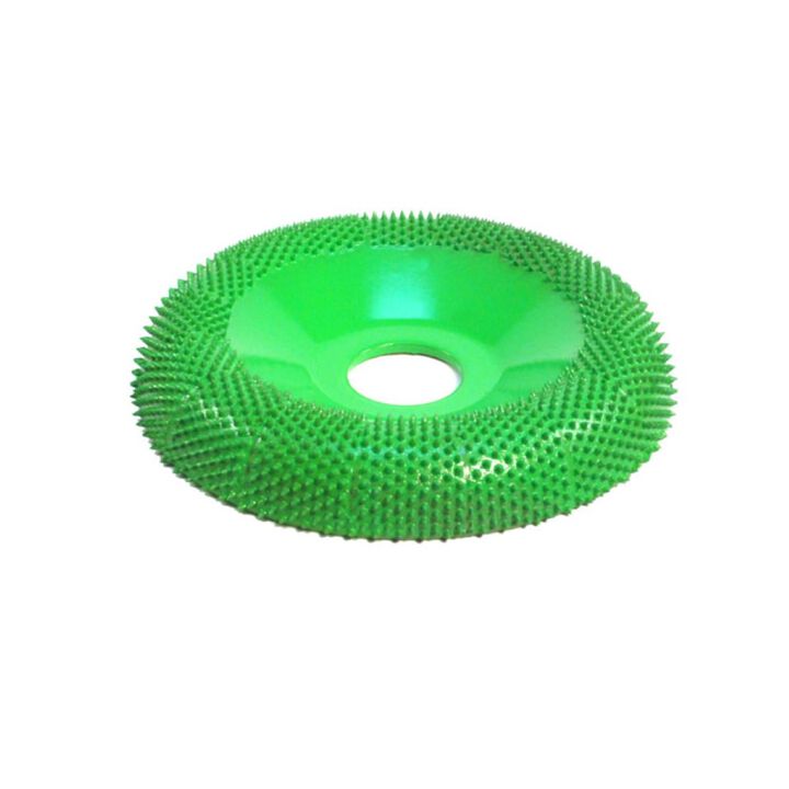 Saburrtooth 4in Donut Wheel Round Face Coarse Grit 7/8in Bore