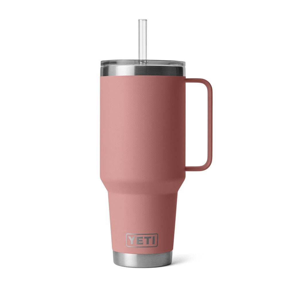 YETI 42oz Rambler Straw Mug with Straw Lid Sandstone Pink – 21071503349