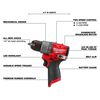 Milwaukee M12 FUEL 1/2inch Hammer Drill/Driver (Bare Tool), small image number 4