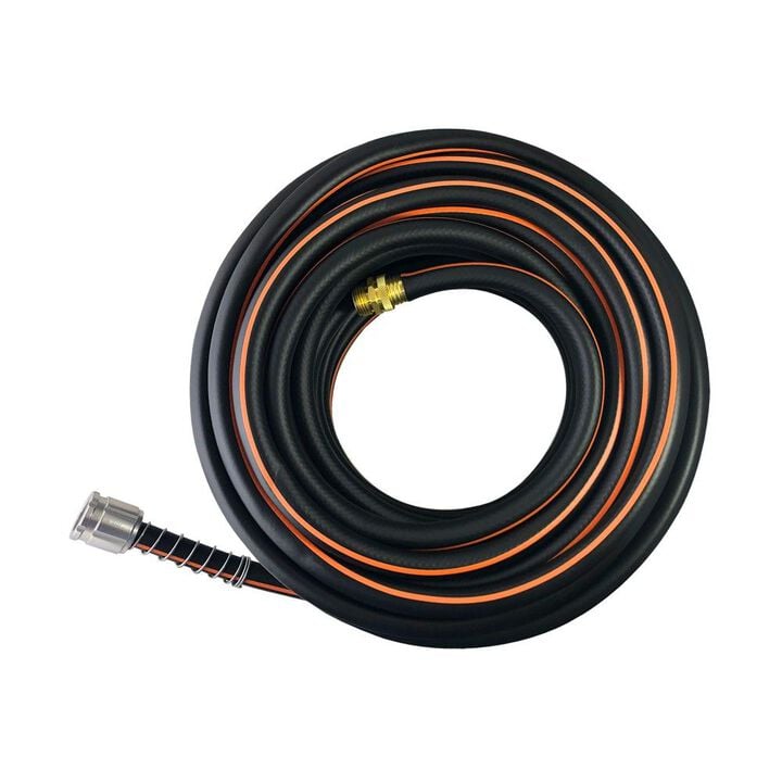 Flexon Flextreme Professional 5/8 Inch x 50 Ft Black Polymer Water Hose, large image number 1