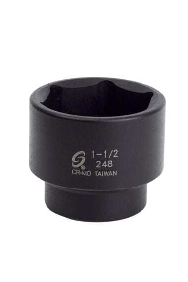 Sunex 1-1/2 In. 1/2 In. Drive Impact Socket, large image number 0