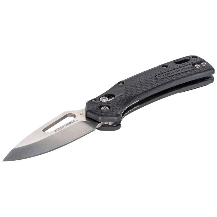 Klein Tools KTO Drop Point Blade Knife, Black, large image number 3