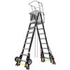 Little Giant Safety Cage Model 8 Ft. to 14 Ft. IAA FG with All Terrain Wheels and Wheel Lift, small