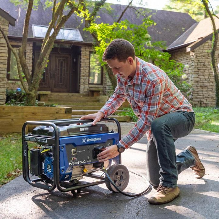 Westinghouse Outdoor Power 3,600 Watt Gas Powered 49-State Portable Generator with CO Sensor, large image number 2