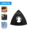 Spyder 3.5 Inch Oscillating Tool Detail Sanding Kit, 80/120/220 Grit, Hook & Loop, 10 Pieces, small image number 4
