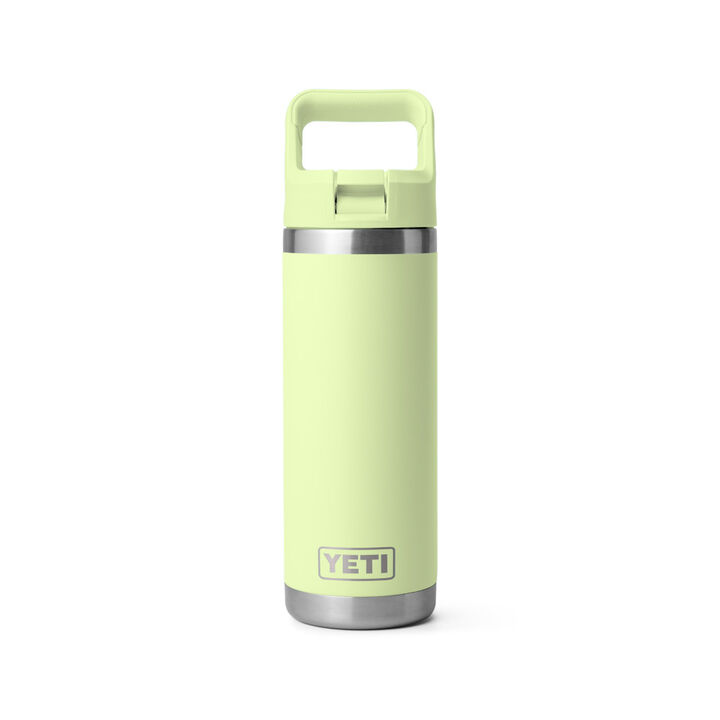 YETI 18oz Rambler Water Bottle with Straw Cap Grasshopper