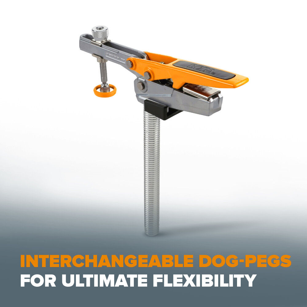 Bora Portamate Auto Adjust Horizontal Dog Clamp 3/4 Inch x 7-1/2 Inch Post, large image number 9